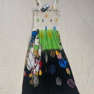 Docele Y2K graphic art dress.